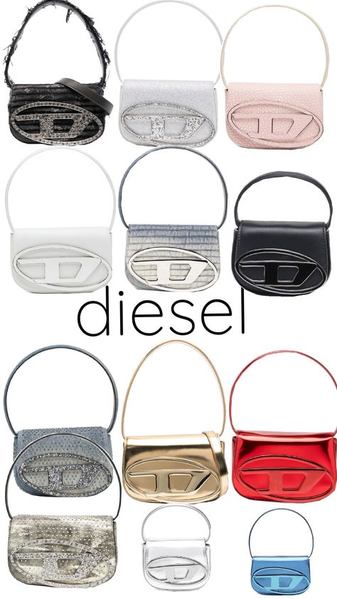 #diesel Disel Outfit Girl Bag, Bags Diesel, Diesel Handbags, Diesel Bags, Diesel Bag, Closet Organizer, Girls Bags, Diy Bag, Your Aesthetic