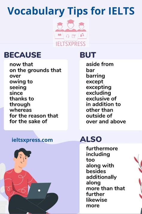 Replaceable words for "Because", "But" and "Also" Ielts Writing Academic, Technology Inspiration, Ielts Vocabulary, Tatabahasa Inggeris, Essay Writing Examples, Ielts Test, Science Knowledge, Ielts Tips, Ielts Reading