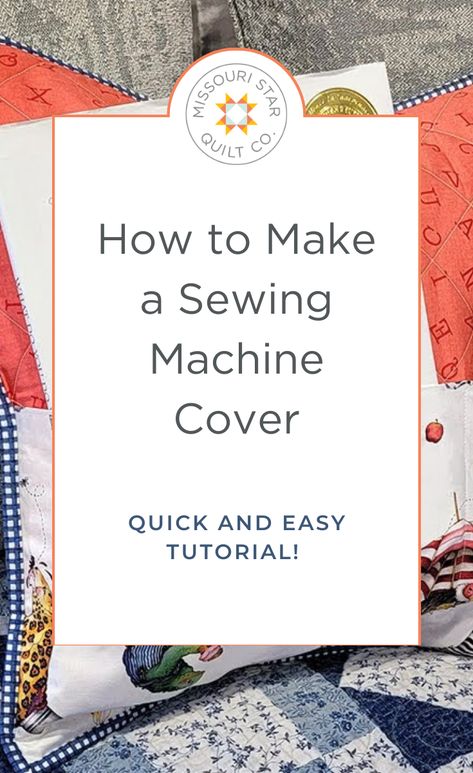 Learn how to make a gorgeous quilted sewing machine cover the fun & easy way using June Tailor quilt as you go batting! Join Misty as she creates a strip pieced sewing machine dust cover from start to finish, no walking foot required. Sewing A Sewing Machine Cover, Sewing Machine Covers Ideas Free Pattern, Sewing Machine Cover Pattern Free How To Make, Diy Sewing Machine Cover Pattern, Pattern For Sewing Machine Cover, Quilted Sewing Machine Cover Pattern, Sewing Machine Dust Cover, How To Make A Sewing Machine Cover, Quilted Sewing Machine Cover