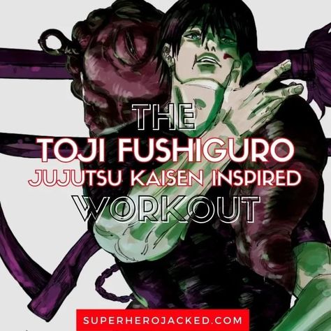 Toji Fushiguro Workout Anime Gym Workout, Toji Fushiguro Physique Workout, Toji Fushiguro Workout Routine, Toji Fushiguro Workout, Toji Workout Routine, Toji Fushiguro Physique, Anime Workout Routine, Toji Physique, Anime Workout