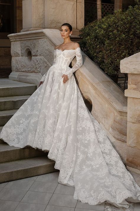 Designer Bespoke Wedding Gowns by Steven Khalil Petite Wedding Dresses, Steven Khalil Wedding Dress, Queen Wedding Dress, Steven Khalil, Plain Wedding Dress, Gowns Dresses Elegant, Classy Wedding Dress, Red Carpet Gowns, Dream Wedding Ideas Dresses