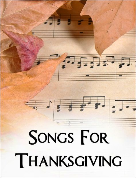 Songs for Thanksgiving . . . finding great music for Thanksgiving can be rather challenging, but this site provides a great list of songs that are perfect for thanksgiving! Thankful Songs, Harvest Prayer, Thanksgiving Music, Song Lists, American Thanksgiving, List Of Songs, Thanksgiving Songs, Christian Thanksgiving, Thanksgiving Vintage