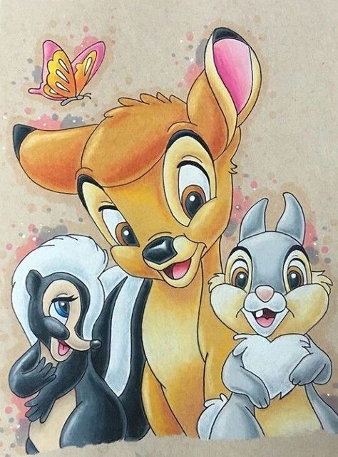 Sketches Cartoon, Underwater Cartoon, Bambi Thumper, Mikey Mouse, Bambi Disney, Walt Disney Characters, Disney Drawings Sketches, Cartoon Drawings Disney, Disney Characters Wallpaper