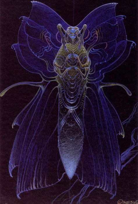 Moebius - Alien Concepts For Abyss 3 | monsterbrains.blogspo… | Flickr Jean “moebius” Giraud, Moebius Art, Jean Giraud, Arte Alien, 70s Sci Fi Art, Psy Art, Ange Demon, Alien Design, Alien Concept