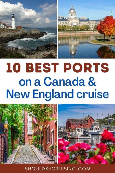 New England Cruise, Canada Cruise, Cruise Ports, England Beaches, Visit Uk, North America Travel Destinations, How To Book A Cruise, New England Fall, Packing For A Cruise