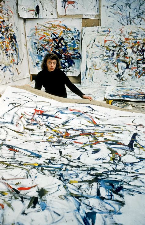 Pablo Picasso, Artist Studio Space, Lee Krasner, Studio Spaces, Joan Mitchell, Expressionist Painting, Joan Miro, Abstract Expressionist, Famous Artists