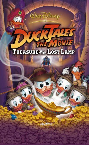 DuckTales the Movie: Treasure of the Lost Lamp is a 1990 animated feature film based on the animated children's television series DuckTales. It was released by Walt Disney Pictures in 1990. It was the first animated feature released by Disney that was not part of the Disney animated features canon. It was also the first of only two Disney animated film to be produced by DisneyToon Studios. A Goofy Movie was the only other movie produced by this studio. Lost Movie, Dagobert Duck, Blue Sky Studios, Book Genre, Goofy Movie, Animation Studios, First Animation, Duck Tales, Walt Disney Animation