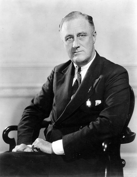 Portrait of President Franklin D Roosevelt, first official photograph, 1935. (Photo by PhotoQuest/Getty Images) Elizabeth Queen Of England, John Q, John Tyler, Franklin D. Roosevelt, Presidents Wives, Franklin Delano Roosevelt, Franklin Roosevelt, Franklin D Roosevelt, United States Presidents