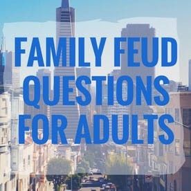 100+ Fun Family Feud Questions and Answers | HobbyLark Humour, Family Feud Game Questions, Family Trivia Questions, Family Feud Questions, Family Quiz, Family Games To Play, Fun Trivia Questions, Game Questions, Family Feud Game