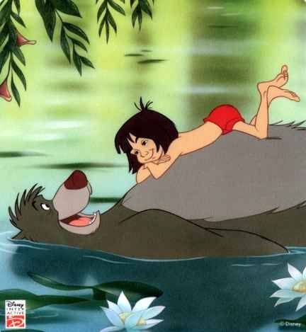 1967 Jungle Book - Mowgli Baloo Mowgli The Jungle Book, Jungle Book Movie, Jungle Book Characters, Jungle Book Disney, Animation Disney, Images Disney, The Jungle Book, Film Disney, Art Disney