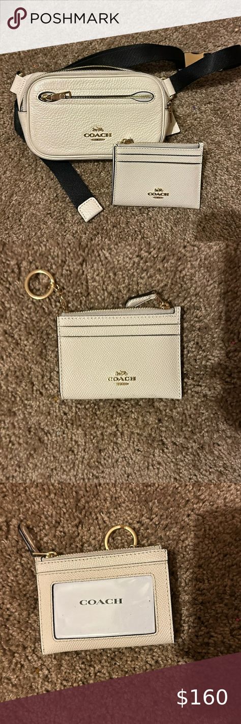 Coach Sling bag and Wallet bundle Coach Handbags, Coach Sling Bag, Coach Sling, Everyday Bag, White Cream, Sling Bag, Cream Color, The Go, Date Night