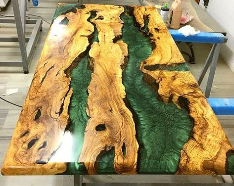 Live Edge Bar Top, Wood Resin Table, Luxury Dining Table, Epoxy Wood Table, Epoxy Table Top, Wood Table Design, Resin Furniture, Epoxy Resin Table, River Table