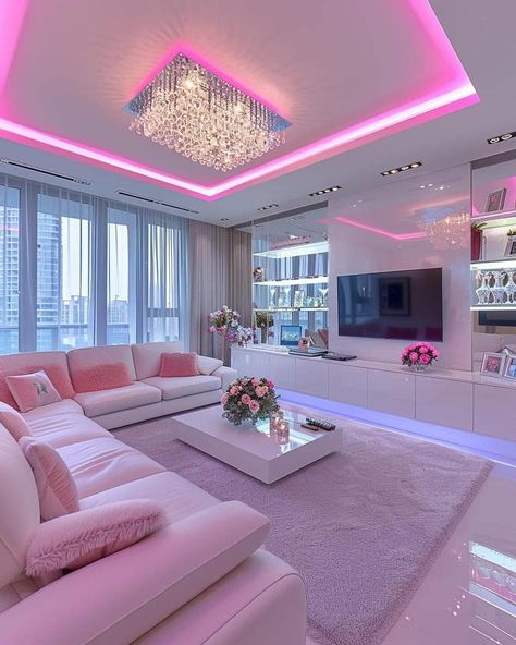 PINK 💕💫 Room Decor 🙂‍↔️ #explorepage✨ Pink House Interior, Preppy Zepeto, Girly Rooms, Dream Bedroom Inspiration, Bedroom Vibes, Girly Apartments, Girly Apartment Decor, Bloxburg Ideas, Material Things