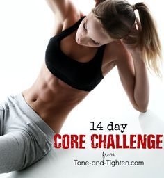 14 Days of ab workouts to tone and tighten your stomach - From Tone-and-Tighten.com Fitness Outfits, Best Lower Ab Exercises, Do Sport, Foto Sport, Sixpack Workout, Lower Ab Workouts, Home Body, Michelle Lewin, Abs Workout For Women