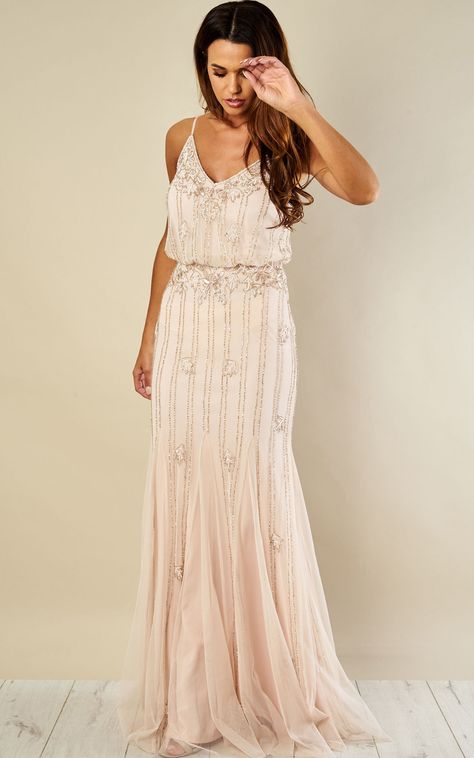 Embellished Bridesmaid Dress, Nude Bridesmaid Dresses, Occasion Wear Dresses, Beaded Bridesmaid Dress, Maxi Dress Wedding Guest, Bridesmaid Dresses Boho, Boho Bridesmaid, Maxi Bridesmaid Dresses, Pink Maxi