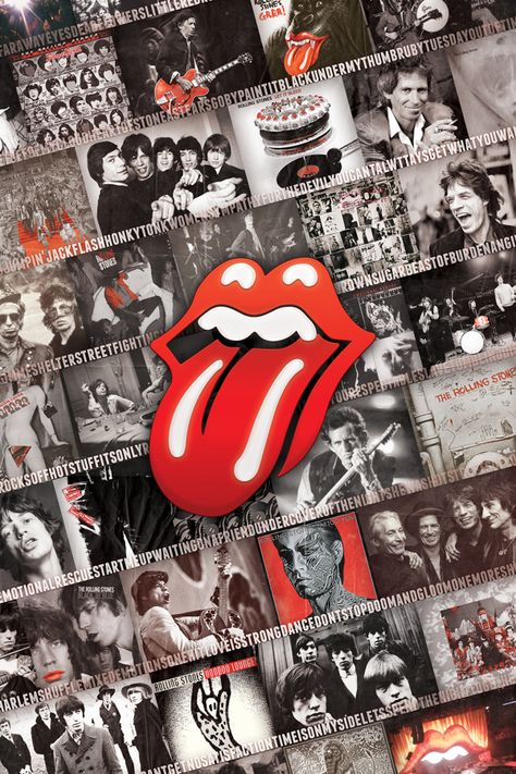 The Rolling Stones Poster by Tanguy Albrici, via Behance Rolling Stones Poster, Rs Logo, Whats Wallpaper, Rolling Stones Logo, Band Rock, Stone Wallpaper, Band Wallpapers, Rock And Roll Bands, Rock N’roll