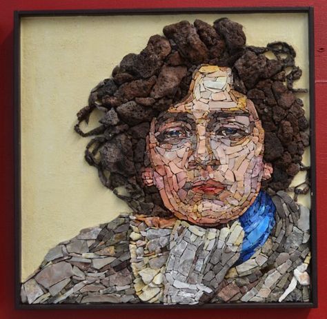 mused mosaik – Mosaic portrait finished! Portrait Mosaic Art, Mosiac Art, Mosaic Portrait, Modern Mosaics, Mosaic Art Projects, Mosaic Stained, Mosaic Tile Art, Sustainable Art, Mosaic Pieces