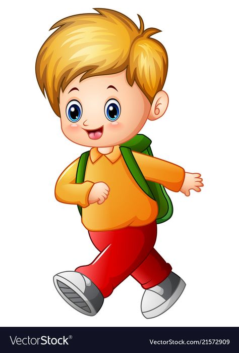 School Boy Drawing, School Kids Cartoon, School Wall Art Ideas, Bisous Gif, Student Cartoon, Kids Cartoon Characters, Cartoon Download, Lab Activities, School Cartoon