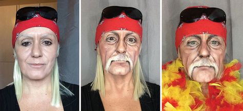 Hulk Hogan, fabulous The artist is Lucia Pittalis. https://www.youtube.com/user/LuciaPittalis https://www.instagram.com/lucia_pittalis/?hl=it Hulk Hogan Costume, Celebrity Makeup Transformation, Face Paint Makeup, Bee Creative, Costume Women, Hulk Hogan, Popsugar Beauty, Makeup Transformation, Halloween Looks