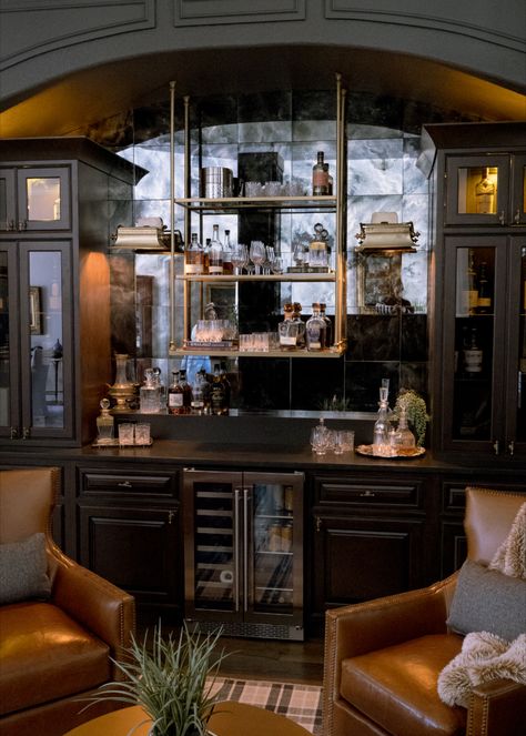 One of our favorite rooms we’ve had the pleasure of designing & building 🫶🏼

This New Orleans-inspired parlor room was a true passion project for us! Every inch of this space was thoughtfully curated to achieve a moody & timeless feel full of SO much character 🥂 Parlor Room Ideas, Bar Lounge Room, Speakeasy Decor, Bourbon Room, Whiskey Lounge, Whiskey Room, Pool Table Room, Parlor Room, Speakeasy Bar