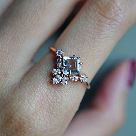 The Best Diamond-Free Engagement Rings Engagement Rings Under 500, Lily Ring, Disney Fine Jewelry, Indicolite Tourmaline, Traditional Engagement Rings, Rutilated Quartz Ring, Moss Agate Ring, Versatile Jewelry, Gorgeous Engagement Ring