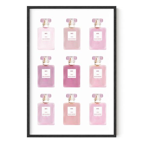 PRICES MAY VARY. GET THAT PINK SOPHISTICATION: Add elegance to your room by hanging this classic pink perfume decor by Haus & Hues; This pink poster features several perfume bottles in different shades of pink; Surprise your daughter who wants a more sophisticated look in her bedroom with this gorgeous pink bedroom decor; Give this salon wall decor to a friend who just renovated her boutique; Or, display this together with other fashion-inspired party decorations for that someone who loves anyth Wall Art For Women, Rose Gold Room Decor, Rose Gold Rooms, Light Pink Walls, Pink And Grey Room, Haus And Hues, Gold Room Decor, Art For Women, Blush Walls