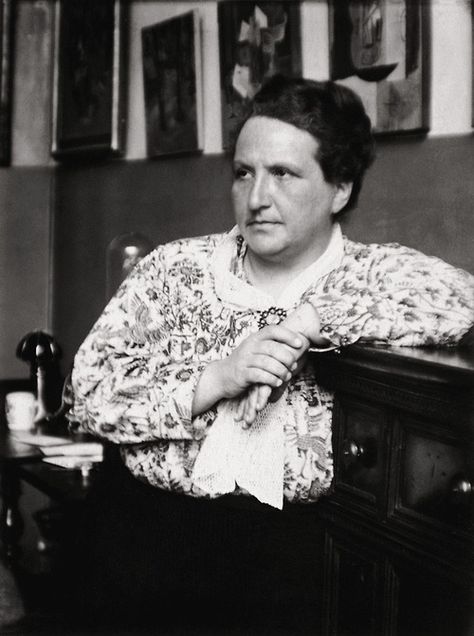 Gertrude Stein by Man Ray Berenice Abbott, Writers And Poets, Gertrude Stein, Famous Writers, Modernist Art, Women Writers, Moving To Paris, Oakland California, History Of Photography