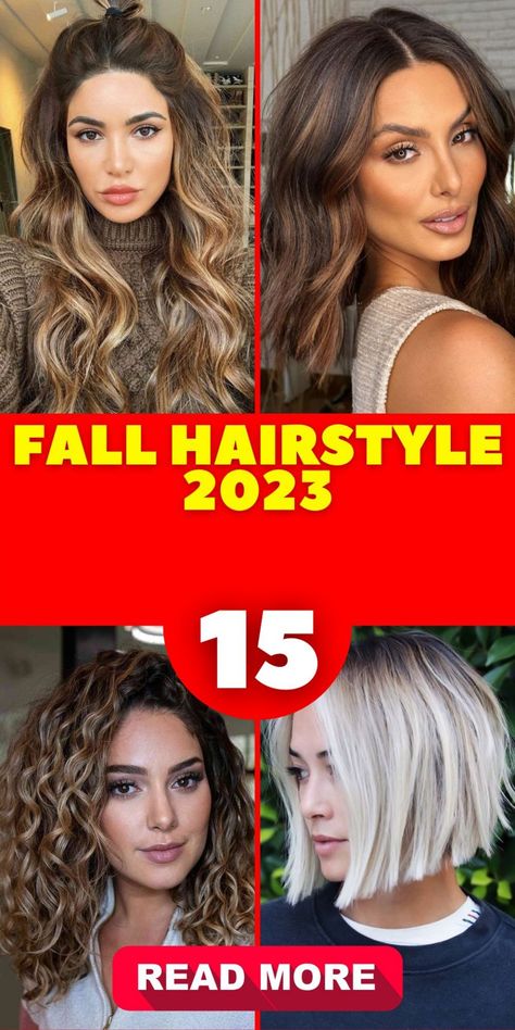 Fall Hairstyle 2023 15 Ideas: Stay on Trend with the Latest Looks Balayage, Hairstyle 2023, 2023 Ideas, Fall Hair Color Trends, Fall Hairstyles, Fall Hair Cuts, Fall Hair Trends, Winter Hair Color, Hair Color And Cut