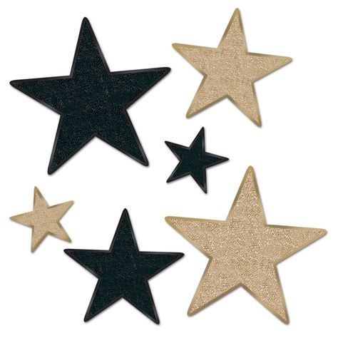 Dibujo Simple, Star Cut Out, Gold Glitter Stars, Party Expert, Silvester Party, Hollywood Party, Halloween Items, Paper Stars, Foil Cards