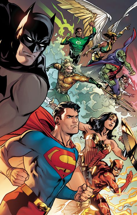 JUSTICE LEAGUE #26 VARIANT Justice League Art, Justice League Comics, Dc Comics Wallpaper, Univers Dc, Dc Comics Heroes, Arte Dc Comics, Dc Comics Artwork, Pahlawan Super, Dc Comics Superheroes