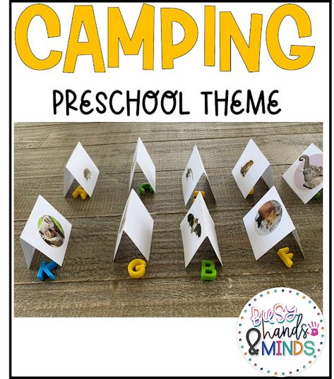 Camping Classroom Activities, Camping Preschool Theme, Camping Themed Activities, Preschool Camping Activities, Preschool Camping, Preschool Summer Camp, Camping Preschool, Camping Theme Preschool, Summer Camp Themes