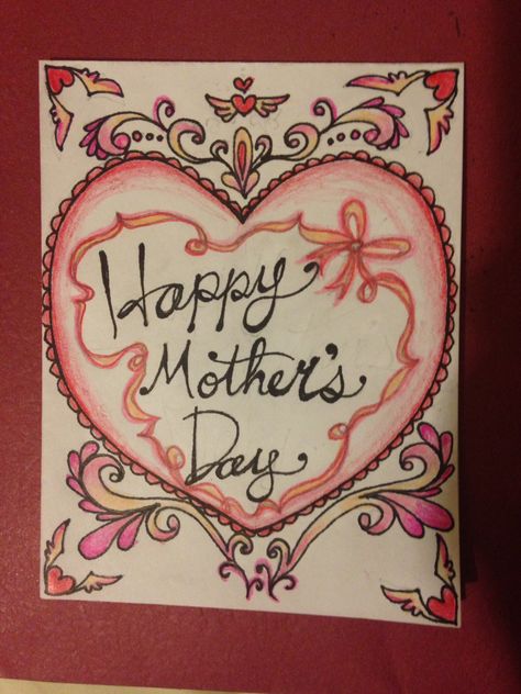 Mother's Day card that I draw! Happy Mother’s Day Card Chicano, Mothers Day Drawing Aesthetic, Mothers Days Drawing, Chicano Mother’s Day Cards, Mothersday Cards Drawing, Chicano Drawings Mothers Day, Mother Day Card Ideas Drawing, Happy Mothers Day Drawings Chicano, Happy Mother’s Day Drawings