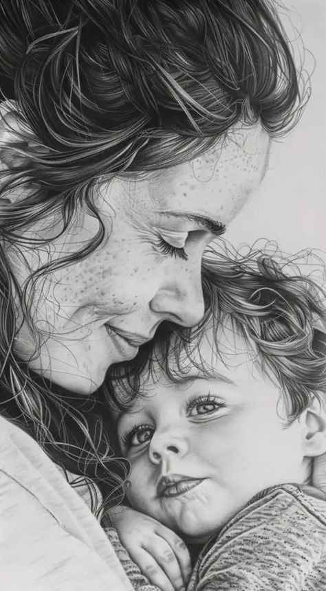 Celebrate Mom: 50 Free Mother's Day Phone Wallpapers to Show Your Love - NFT Art with Lauren McDonagh-Pereira Photography Ska, Pencil Sketch Reference, Mother Day Sketch, Baby Sketch Pencil Drawings, Mothers Love Drawing, Mom Love Wallpaper, Mom Art Drawing, Mothers Day Sketch, Mother And Baby Drawing