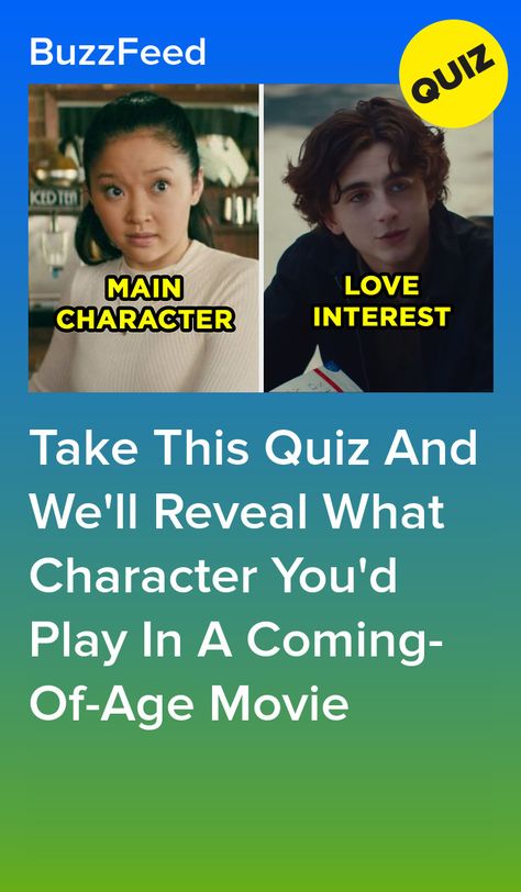 What Fandom Are You In Tiktok, What Heathers Character Are You Quiz, What Movie Character Am I Quiz, What Musical Are You Quiz, Best Coming Of Age Movies, Age Playing Aesthetic, Which Heartstopper Character Are You, Which World Would You Live In, Ginny And Georgia Quiz