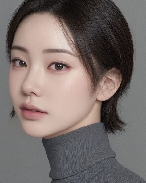 Experience the soul's reflection in AI-generated human face portraits. #SoulsReflection #AI #Portraits #DigitalArt #Trending Ulzzang Face Shape, Perfect Face Shape, Face Portraits, Makeup Books, Celebrity Plastic Surgery, Korean Face, Beautiful Chinese Women, Wide Face, Ethereal Makeup