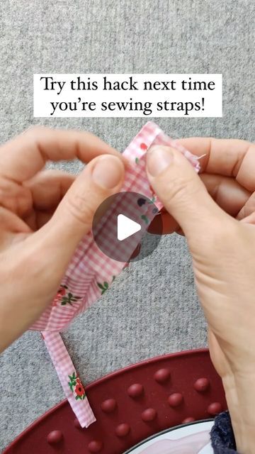MadamSew | Sewing & Quilting Tools on Instagram: "This straps hack is a game changer! 🪡 Have you tried this sewing hack before? 

Follow for more sewing tools and hacks! 🫶🏼

#sewing #sewinghacks #sewingstraps #howtosew #sewingproject #sewingaddict" Couture, Best Fabrics For Clothes, Small Cute Sewing Projects, Hand Sewing Hacks Tips And Tricks, How To Sew Straps, Binding Hacks, Sowing Tricks, Sewing Hacks Alterations, Hand Sewing Hacks