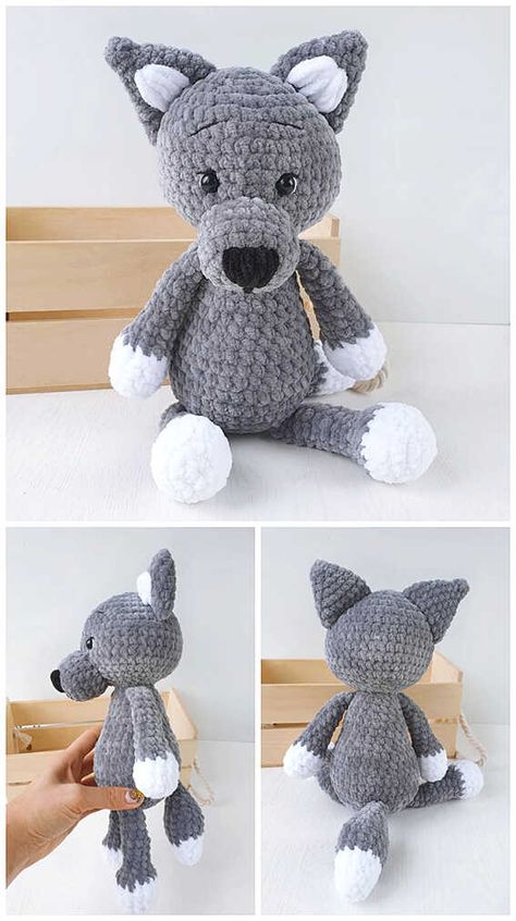 Amigurumi Wolf Free Pattern Amigurumi Patterns, Wolf Free Crochet Pattern, Free Crochet Wolf Pattern, Crochet Wolf Free Pattern, Free Wolf Crochet Pattern, Crochet Wolf Pattern Free Amigurumi, Amigurumi Wolf Free Pattern, Husky Crochet Pattern Free, Wolf Amigurumi Free Pattern