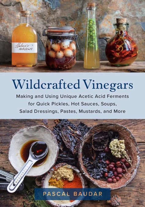 Grow Forage Cook Ferment, Easy Fermented Foods, Pascal Baudar, Wild Fermentation, Pioneer Foods, Herbal Vinegar, Quick Pickles, Infused Vinegars, Homestead Recipes