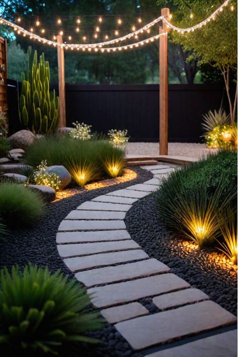 Unlock the secrets to transforming your backyard into a budget-friendly oasis! Discover 5 tips to create a lush lawn that will be the envy of your neighbors, plus clever DIY ideas to elevate your outdoor space without breaking the bank. From cozy seating areas to enchanting lighting, get ready to create a backyard paradise that will have you spending every moment outdoors. #DIYBackyard #BudgetParadise #ThrivingLawn Small Easy Backyard Ideas, Gardens With No Grass Ideas, Awesome Small Backyard Ideas, Cement And Grass Backyard, Diy Big Backyard Ideas On A Budget, Small Front Lawn Garden Ideas, Backyard Improvements Diy Budget, Landscaping Uneven Backyard, Graded Backyard Ideas