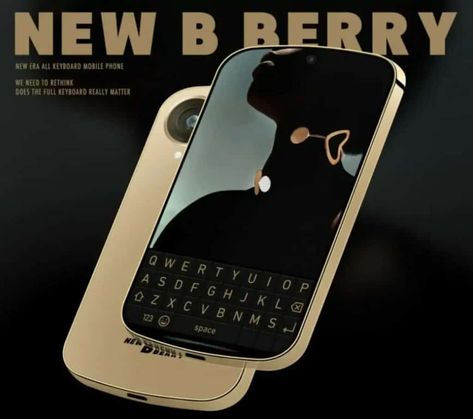 Blackberry Mobile Phones, Blackberry Smartphone, Blackberry Phones, Concept Phones, Mobile Phone Shops, Minimalist Phone, Qwerty Keyboard, Retro Gadgets, 3d Concept