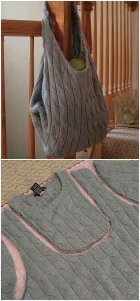 Upcycling Ideas Clothes, Thrift Store Diy Clothes, Creative Upcycling, Thrift Store Fashion, Thrift Store Upcycle, Sweater Bags, Thrift Store Diy, Upcycling Projects, Upcycle Clothes Diy