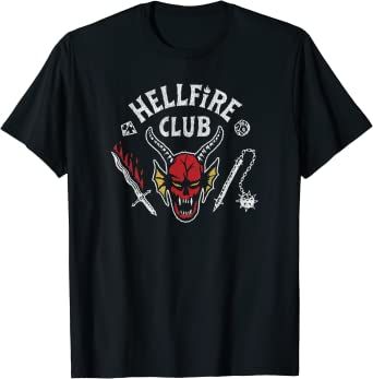 Camisa Hellfire Club, Hellfire Club Costume, Hellfire Club Stranger Things, Stranger Things Hellfire, Hellfire Club, Stranger Things 4, Club Kids, Y2k Aesthetic Outfits, T Shirt Costumes