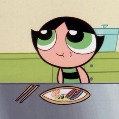 powerpuff girls buttercup eating Powerpuff Girls Buttercup, My Icon, Powerpuff Girl, The Powerpuff, Powerpuff Girls, A Cartoon