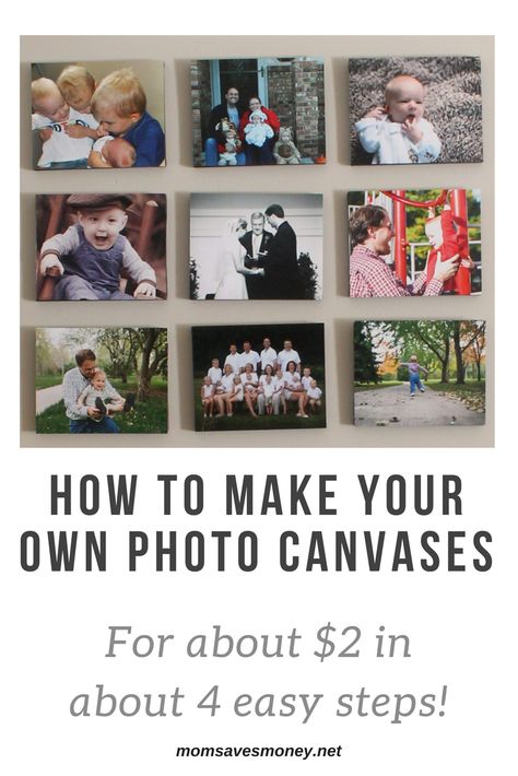 Diy Photo Canvas, Canvas Prints Diy, Canvas Photo Transfer, Diy Photo Projects, Diy Canvas Photo, How To Make Canvas, Easy Canvas Art, Photo Transfer, Canvas Photo Prints