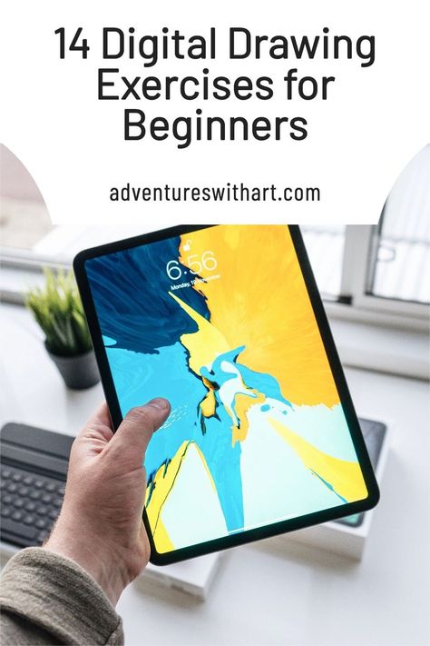 Illustration Exercises For Beginners, Beginner Digital Drawing, Drawing Practice Procreate, Digital Drawing Reference For Beginners, Art Tutorial Beginner, Art Sketchbook Digital, Digital Drawing Practice Exercises, How To Improve Your Digital Art, Ipad Drawing For Beginners