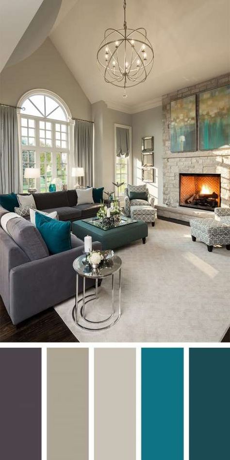 12 Extraordinary Living Room Color Schemes Teal And Grey Collection -  -  Check more at https://color-combination.com/12-extraordinary-living-room-color-schemes-teal-and-grey-collection/ Gray Sofa Living, Living Room Color Combination, Room Color Combination, Grey Sofa Living Room, Teal Living Rooms, Color Palette Living Room, Living Room Decor Colors, Dining Room Colors, Living Room Photos