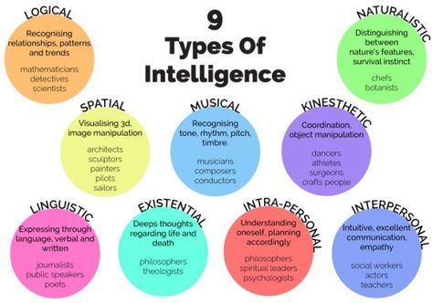 Psychology Facts, Psych 101, Types Of Intelligence, Psychology Notes, Learning Theory, Social Emotional Skills, Emotional Skills, Learning Styles, Mental And Emotional Health