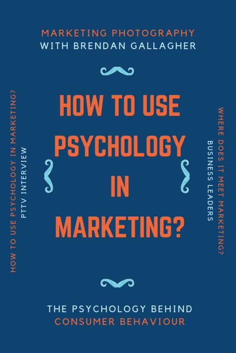 Books For Digital Marketing, Psychology Of Marketing, Psychological Marketing, Brand Psychology, Psychology Marketing, Marketing Psychology, Consumer Psychology, Psychology Business, Brendan Gallagher