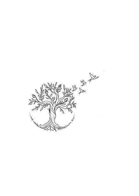 Family Tattoos Tree, Tattoos Of Trees For Women, Celtic Tattoo Tree Of Life, Tree Of Life Tattoo Line Art, Small Tree Of Life Tattoo Simple, Mini Tree Of Life Tattoo, Tattoo Of Growth, Tree Of Life Simple Tattoo, Tree Of Life Ankle Tattoo