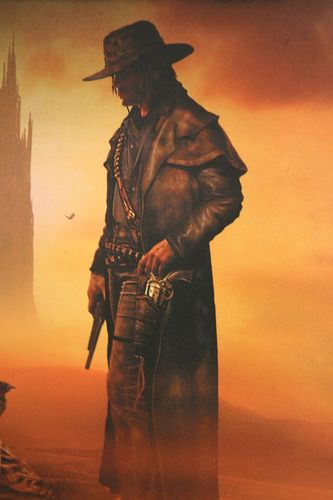 The Dark Tower: An Introductory Guide and Expanded Reading List – geek, unchained Dark Tower Tattoo, Gunslinger Art, Dark Tower Art, Western Punk, Western Gunslinger Art, Arte Cowboy, The Dark Tower Series, Stephen Kings, Weird West